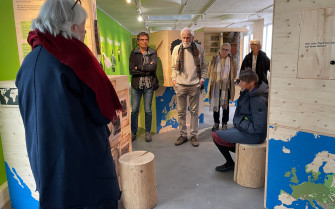 Büroausflug Bäume in der Stadt